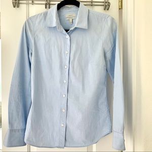 Jcrew light blue button up top